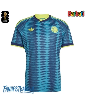 Columbia Tricou Fotbal Replică Mondial 2026 Barbati Deplasare